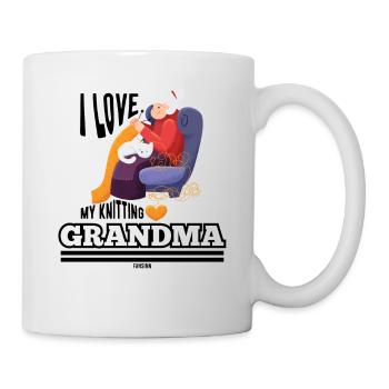 ich liebe meine Oma - Tasse - Weiß - Rechts