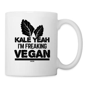 crazy vegan - Mug - white - Right