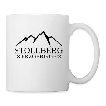 Stollberg Erzgebirge Berge - Tasse - Weiß - Rechts