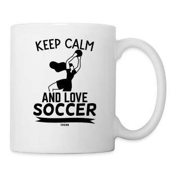 Goalkeeper Woman Girl Daughter Sports - Mug - white - Right