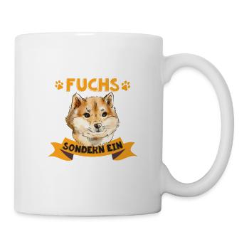 Das ist kein Fuchs sondern ein Shiba Inu - Tasse - Weiß - Rechts