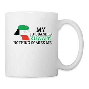 Nichts macht mir Angst Kuwaitischer Ehemann Kuwait - Tasse - Weiß - Rechts