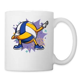 Kids Dabbing Volleyball Player Beach Volleyball - Mug - white - Right