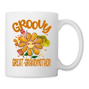 Groovy Great-Grandmother Family Matching Vintage - Mug - white - Right