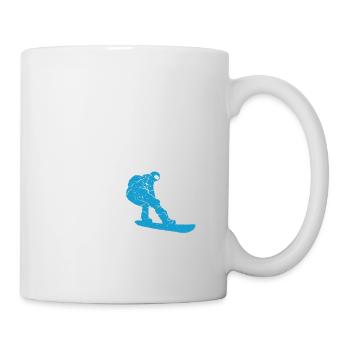 Snowboard Snowboarding Rider Snowboarding Just - Mug - white - Right