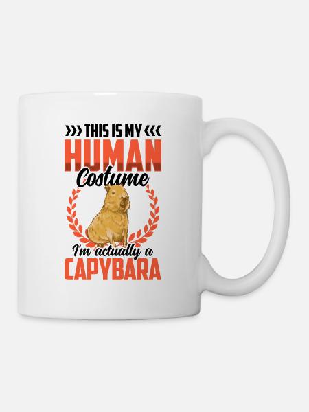 Capybara das ist mein Kostüm Capybara - Tasse - Weiß