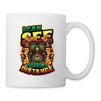 Ich Kann Dich Aus Der Ferne Sehen Taro-karten - Tasse - Weiß - Rechts