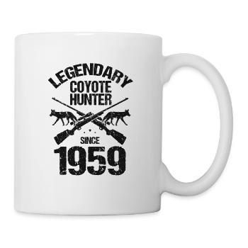 Capture de coyotes et conception de chasseur de coyotes - Mug blanc - blanc - Droite