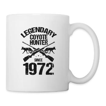 Conception de chasseur de coyote pour la chasse au coyote - Mug blanc - blanc - Droite