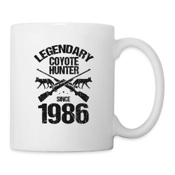Capture de coyotes et conception de chasseur de coyotes - Mug blanc - blanc - Droite