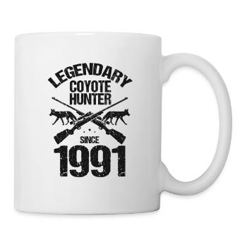 Conception de coyote pour les réacteurs de coyote - Mug blanc - blanc - Droite