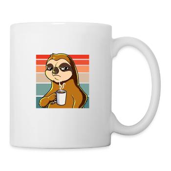 Je Déteste Les Gens Café - Mug blanc - blanc - Droite