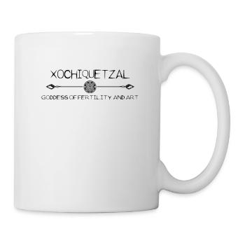 Déesse aztèque de la fertilité - Xochiquetzal - Mug blanc - blanc - Droite