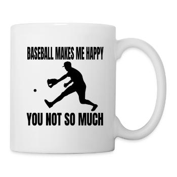 Baseball Gift Baseball Lovers Baseball Game - Mug - white - Right