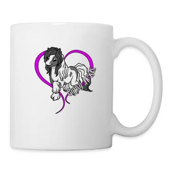 Amoureux des chevaux - Tinker - Mug blanc - blanc - Droite