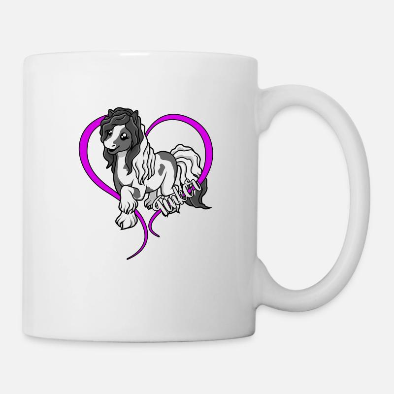 Amoureux des chevaux - Tinker - Mug blanc - blanc