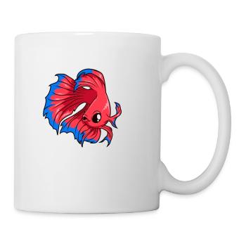 Kawaii siamesischer Kampffisch - Tasse - Weiß - Rechts
