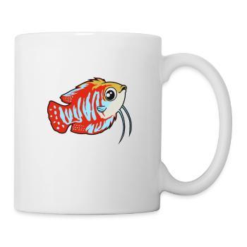 Kawaii striped nematode - Mug - white - Right