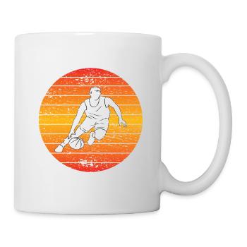 Basketballteam Basketballliebhaber Basketballer - Tasse - Weiß - Rechts