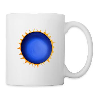 Sun Summer Watercolor Nature Beach Sky 02 - Mug - white - Right