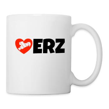 Erzgebirge Liebe Herz Haamit - Tasse - Weiß - Rechts