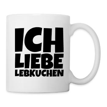 Lebkuchen Weihnachten - Tasse - Weiß - Rechts