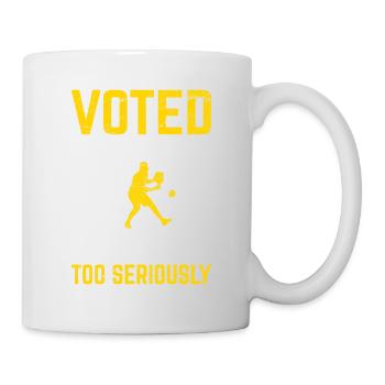 Pickleball Funny Pickleball Player Take Too Seriou - Tasse - Weiß - Rechts
