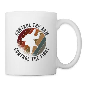 BJJ Jiu Jitsu - Tasse - Weiß - Rechts