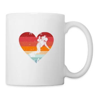 Never underestimate a girl who Snow - Mug - white - Right