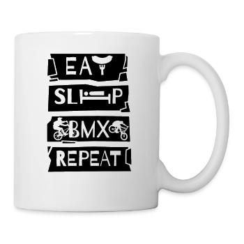 BMX Cycliste BMX Vélo BMX Rampe BMX BMX - Mug blanc - blanc - Droite