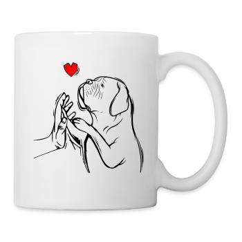 Dogue de Bordeaux Dogue Chiens - Mug blanc - blanc - Droite
