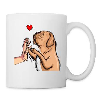 Dogue de Bordeaux Dogue Chiens - Mug blanc - blanc - Droite