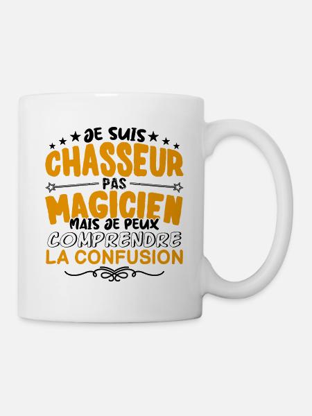 Chasseur pas Magicien | le Meilleur Chasseur cade - Mug blanc - blanc