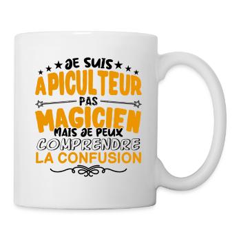 Apiculteur pas Magicien | le Meilleur Apiculteur - Mug blanc - blanc - Droite