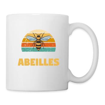 La Vie Est Mieux Avec Les Abeilles Apiculteur - Tasse - Weiß - Rechts