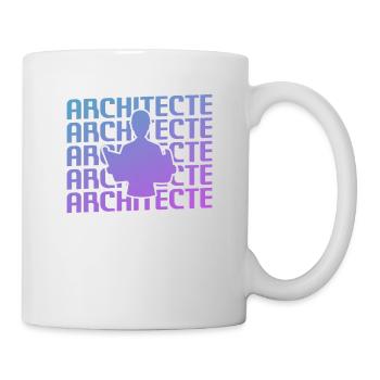 Retro Architecte Architecture Architectural - Tasse - Weiß - Rechts