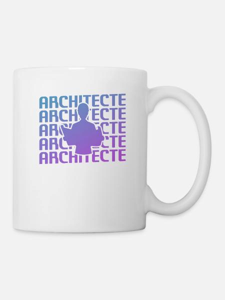 Retro Architecte Architecture Architectural - Tasse - Weiß