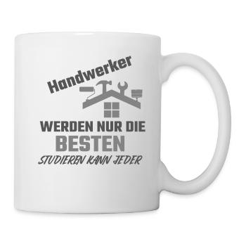 Handwerkerstolz - Tasse - Weiß - Rechts