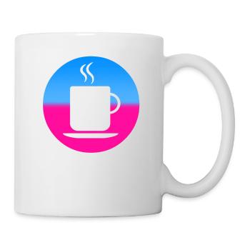 Caffeinate & Hope For The Best Coffee Lover Vapor - Mug - white - Right