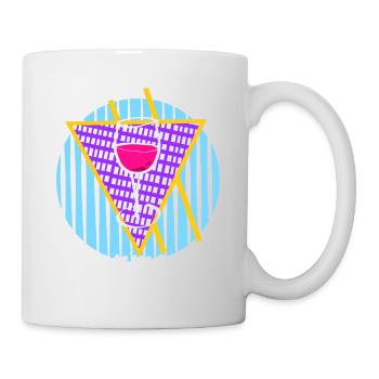 Life At Its Best Retro Wine Lover Vapor Wave - Tasse - Weiß - Rechts