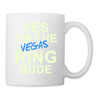 Yes I'm The Vegas Ring Dude Funny Vegas Wedding - Mug - white - Right