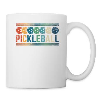 Funny Pickleball Player Sports Player Lover Pickle - Tasse - Weiß - Rechts