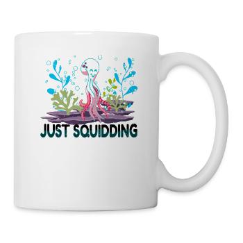 Poulpe Poulpe Tentacule de mer Poulpe Poulpe Poulpe Poulpe - Mug blanc - blanc - Droite