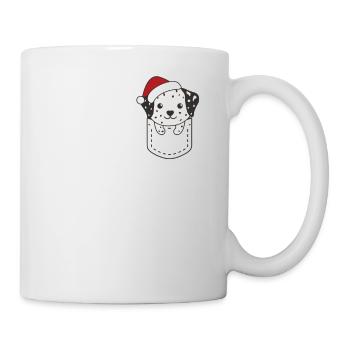 Joyeux Noël Sweet Dalmatian Breast Bag - Mug blanc - blanc - Droite
