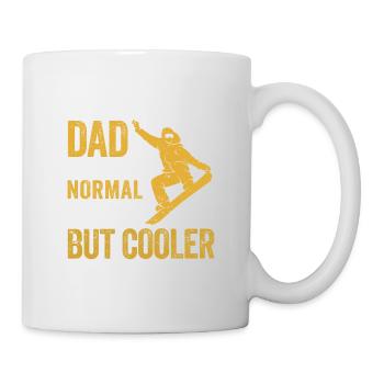 Snowboard Dad Witzig Snowboarding Daddy Snowboarde - Tasse - Weiß - Rechts
