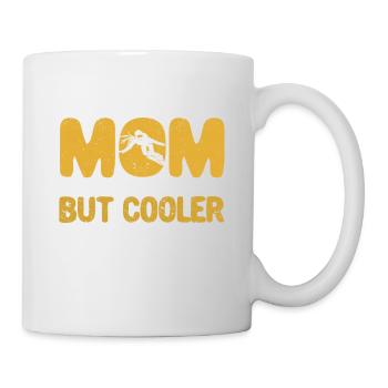 Snowboard Maman Drôle de snowboard Maman Fête des mères - Mug blanc - blanc - Droite