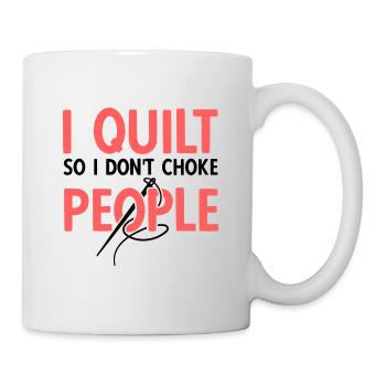 Quilten von Tagesdecken - Tasse - Weiß - Rechts