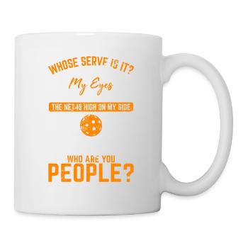 Theres No Crying in Pickleball Funny Pickleball Pl - Tasse - Weiß - Rechts