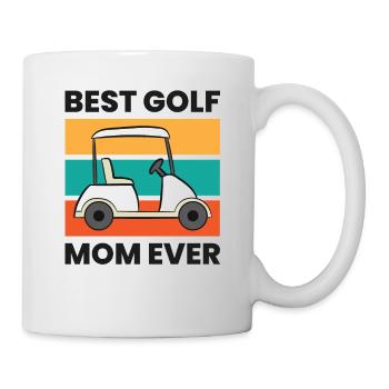 Best Golf Mom Ever Mama Mother Funny Golfing - Mug - white - Right