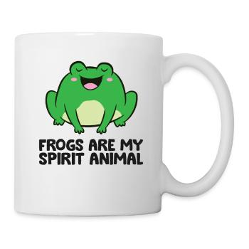 Frogs Are My Spirit Animal Love Frogs - Mug - white - Right